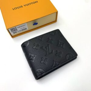 Black LV monogram wallet