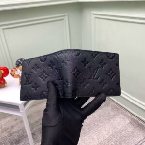 Alternative view of Black LV monogram wallet