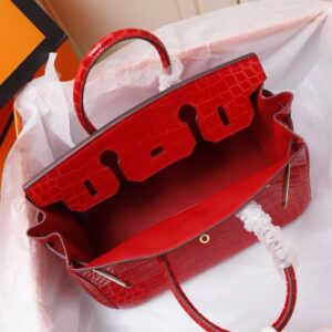 Alternative view of Hot Red/Orange Birkin Bag