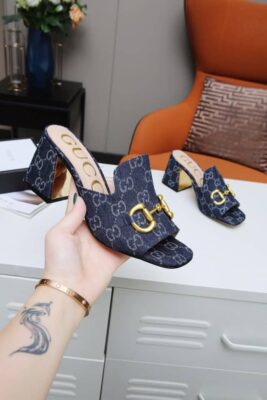 Women’s denim Gucci heels