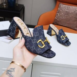 Women’s denim Gucci heels