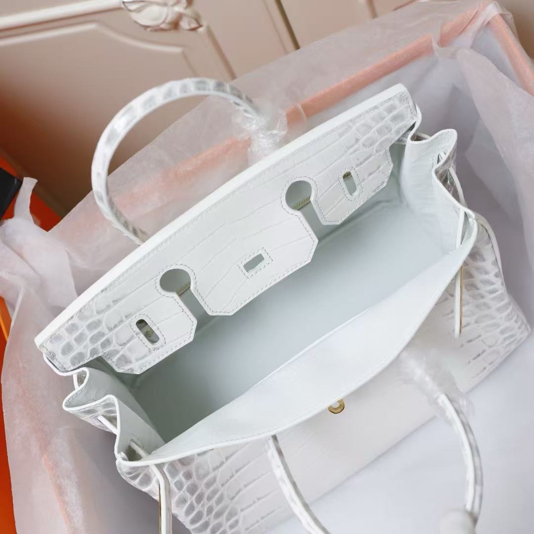 Black/White Birkin Bag - Image 2